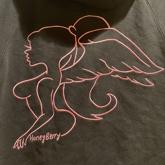 Honey berry zippered hoodie. 21” P2P. Medium?? - Picture 9 of 11